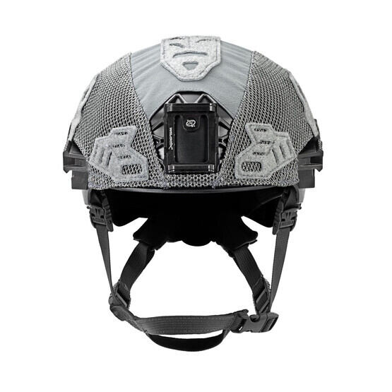 EXFIL Carbon/LTP Rail 3.0 Helmet Cover in Wolf Grey from Team Wendy features Polyester mesh sides